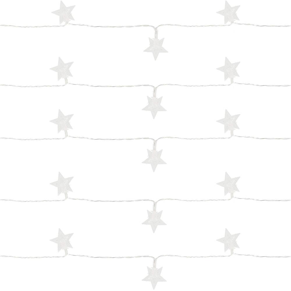 (DL) Instalatie stelute luminoase pentru gradina, 5 metri, 50 LED-uri, cu baterii, galben [11]