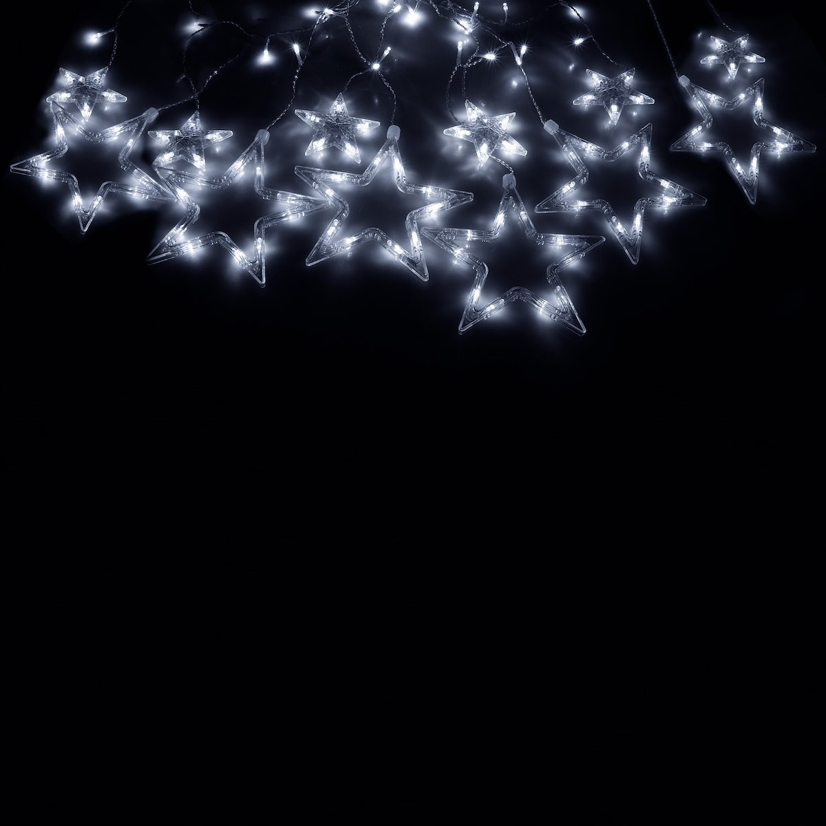 (DL) Instalatie lumina tip perdea cu 138 LED-uri, 2m, pentru interior/exterior, iluminare alb rece [4]