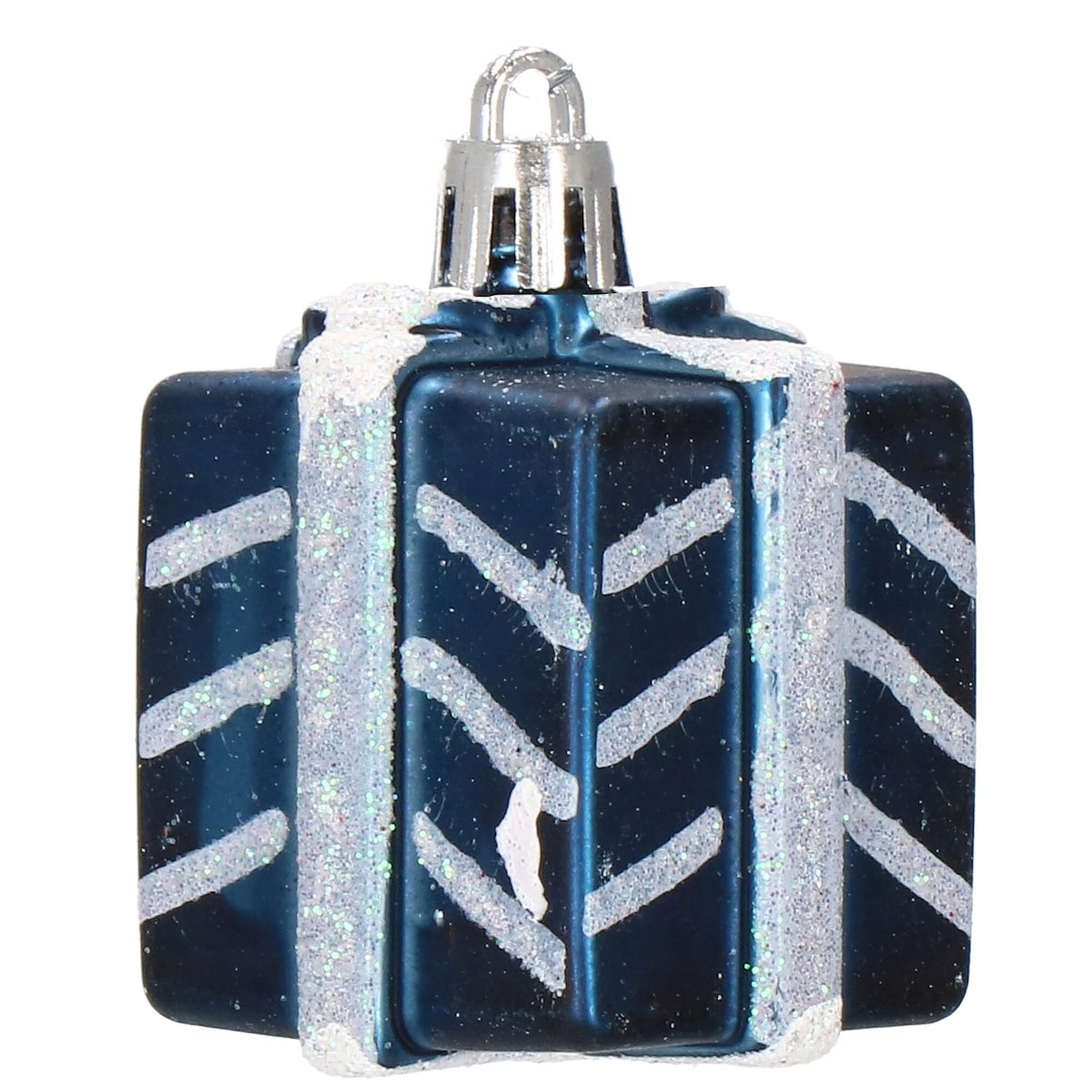 Set globuri si decoratiuni de Craciun, 77 piese, diverse dimensiuni, albastru inchis [13]