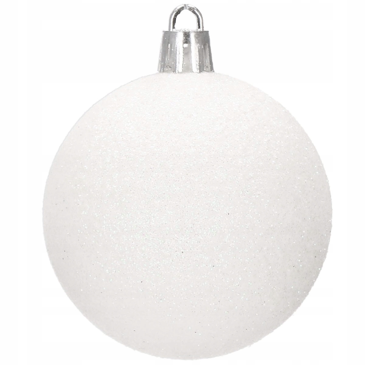 Set globuri si decoratiuni de Craciun, 101 piese, diverse dimensiuni, alb [12]