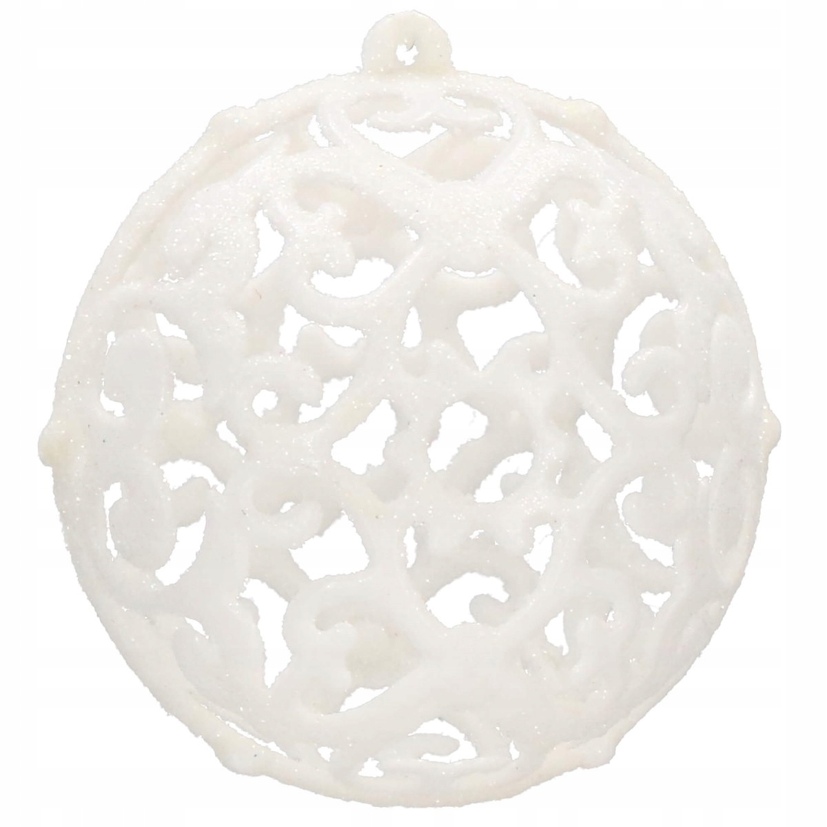 Set globuri si decoratiuni de Craciun, 100 piese, diverse dimensiuni cu stea, alb [10]