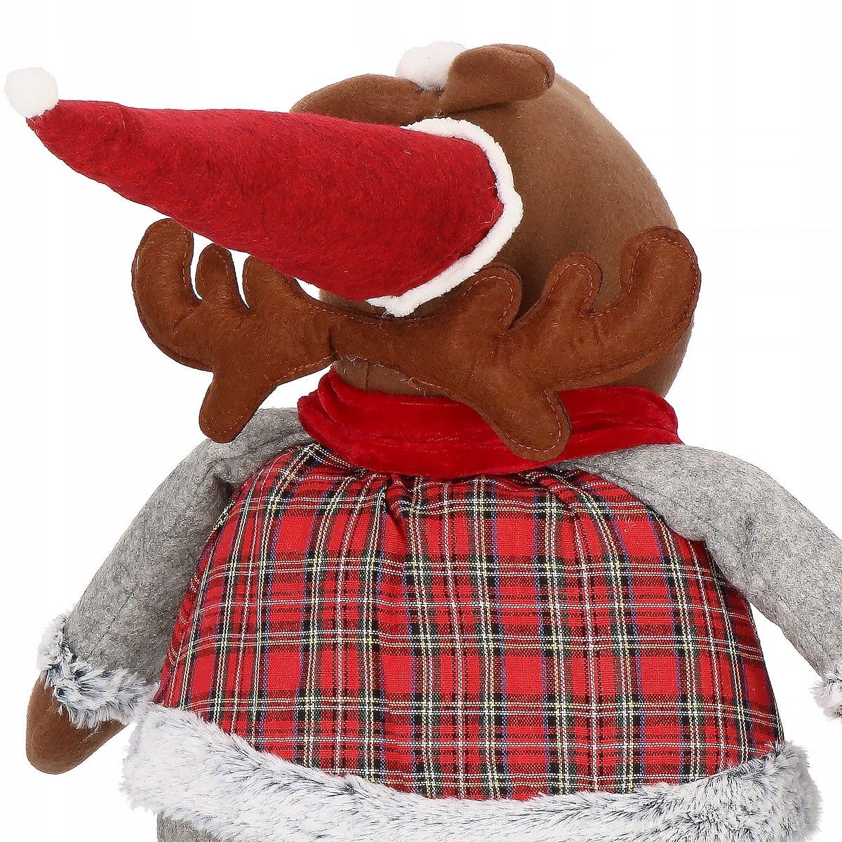 (DL) Figurina Craciun, Ren, picioare telescopice, inaltime extensibila 55-95cm [14]