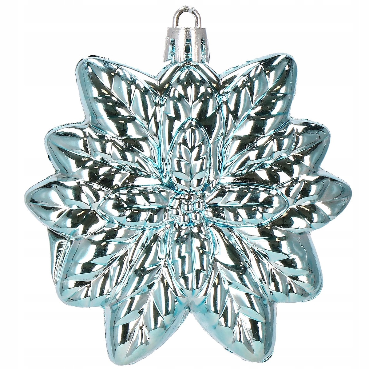 Set globuri si decoratiuni de Craciun, 72 piese, diverse dimensiuni, albastru [15]