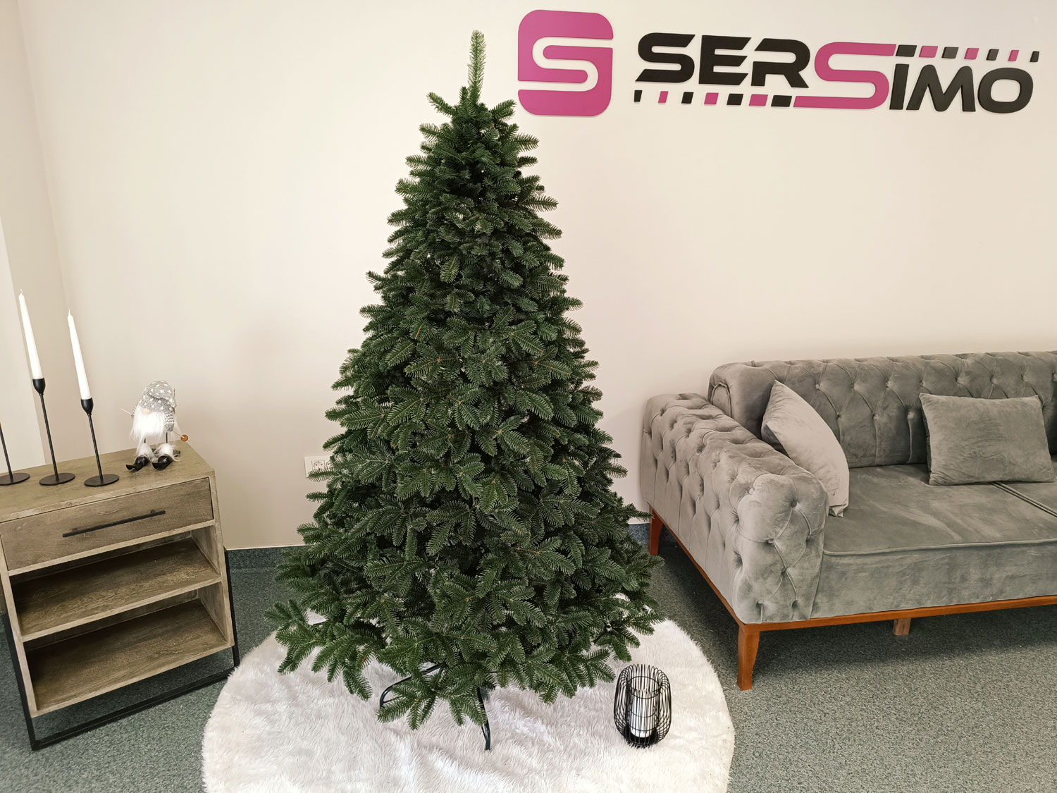 Brad artificial Christmas Deluxe by Sersimo, Canada verde, 3D, 180cm [16]