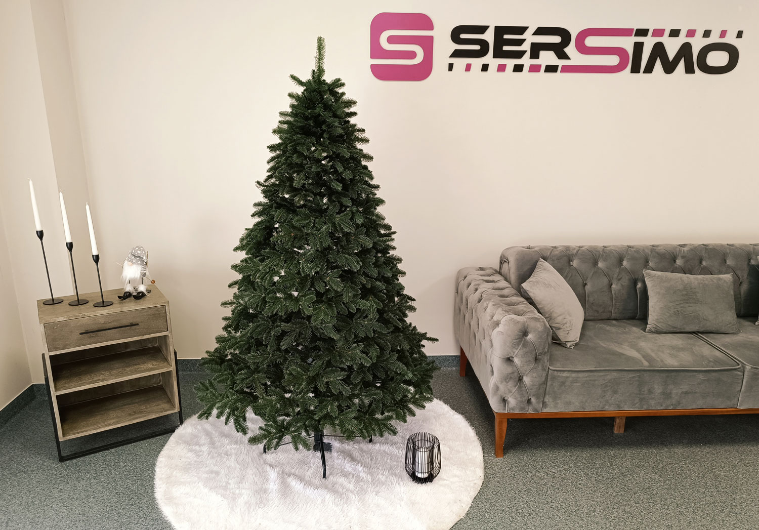 Brad artificial Christmas Deluxe by Sersimo, Canada verde, 3D, 180cm [18]