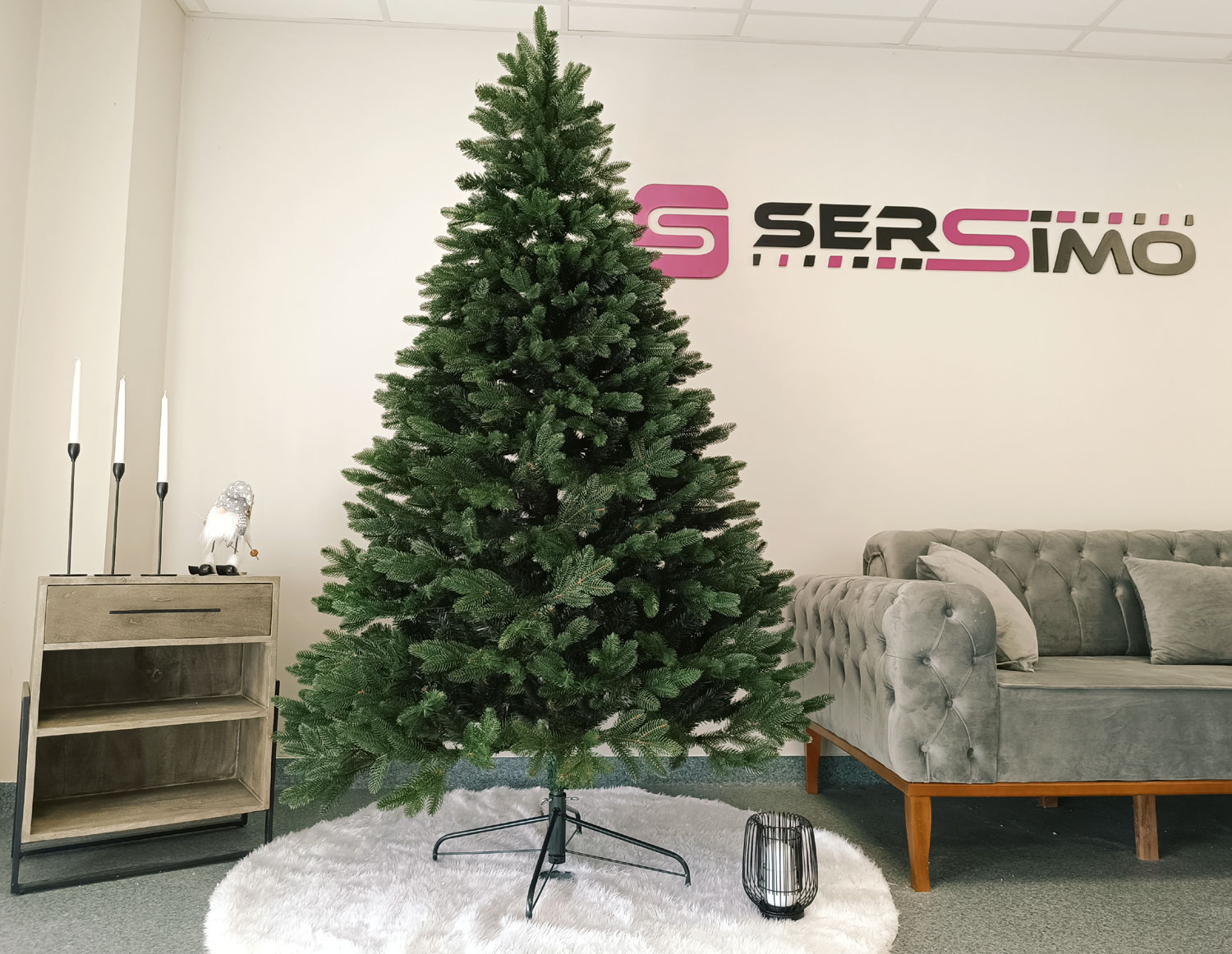 Brad artificial Christmas Deluxe by Sersimo, Belgia, 2D+3D, 210cm [18]