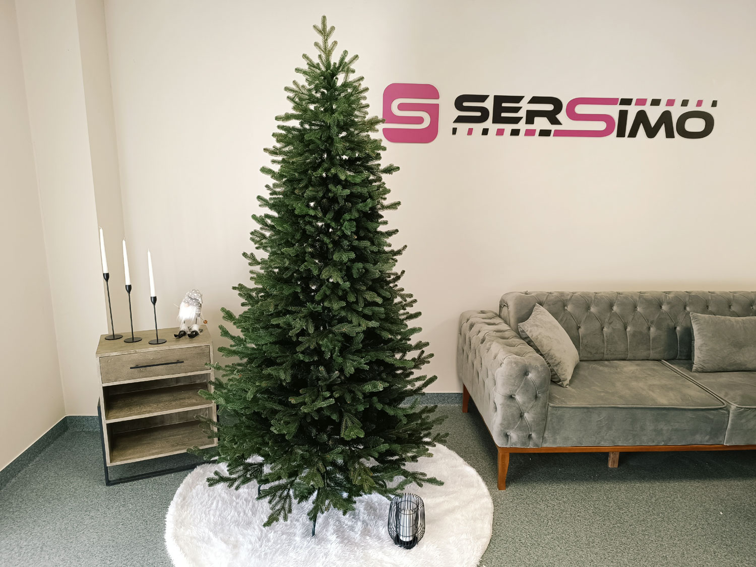 Brad artificial Christmas Deluxe by Sersimo, Viena Slim, 2D+3D, 210cm [13]