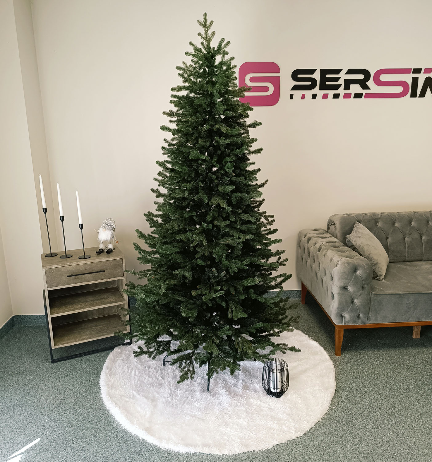 Brad artificial Christmas Deluxe by Sersimo, Viena Slim, 2D+3D, 210cm [6]