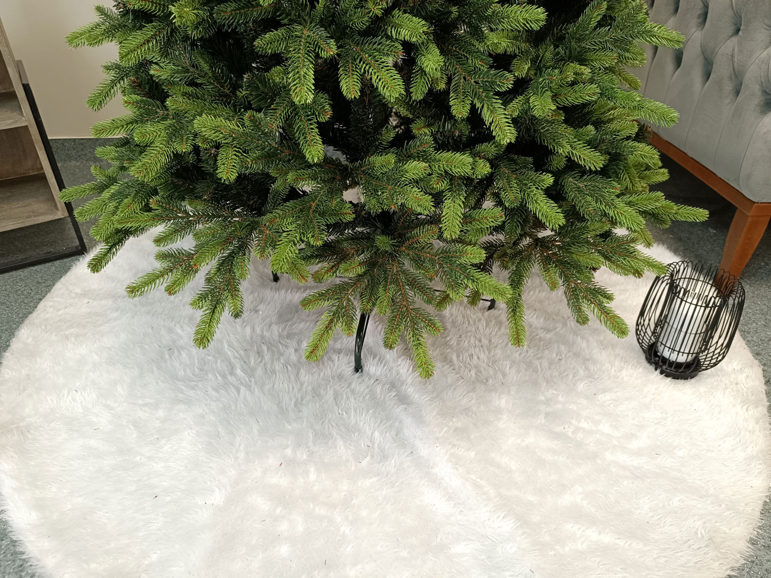 Brad artificial Christmas Deluxe by Sersimo, Carpati cu varfuri verzi, 2D+3D, 180cm [10]