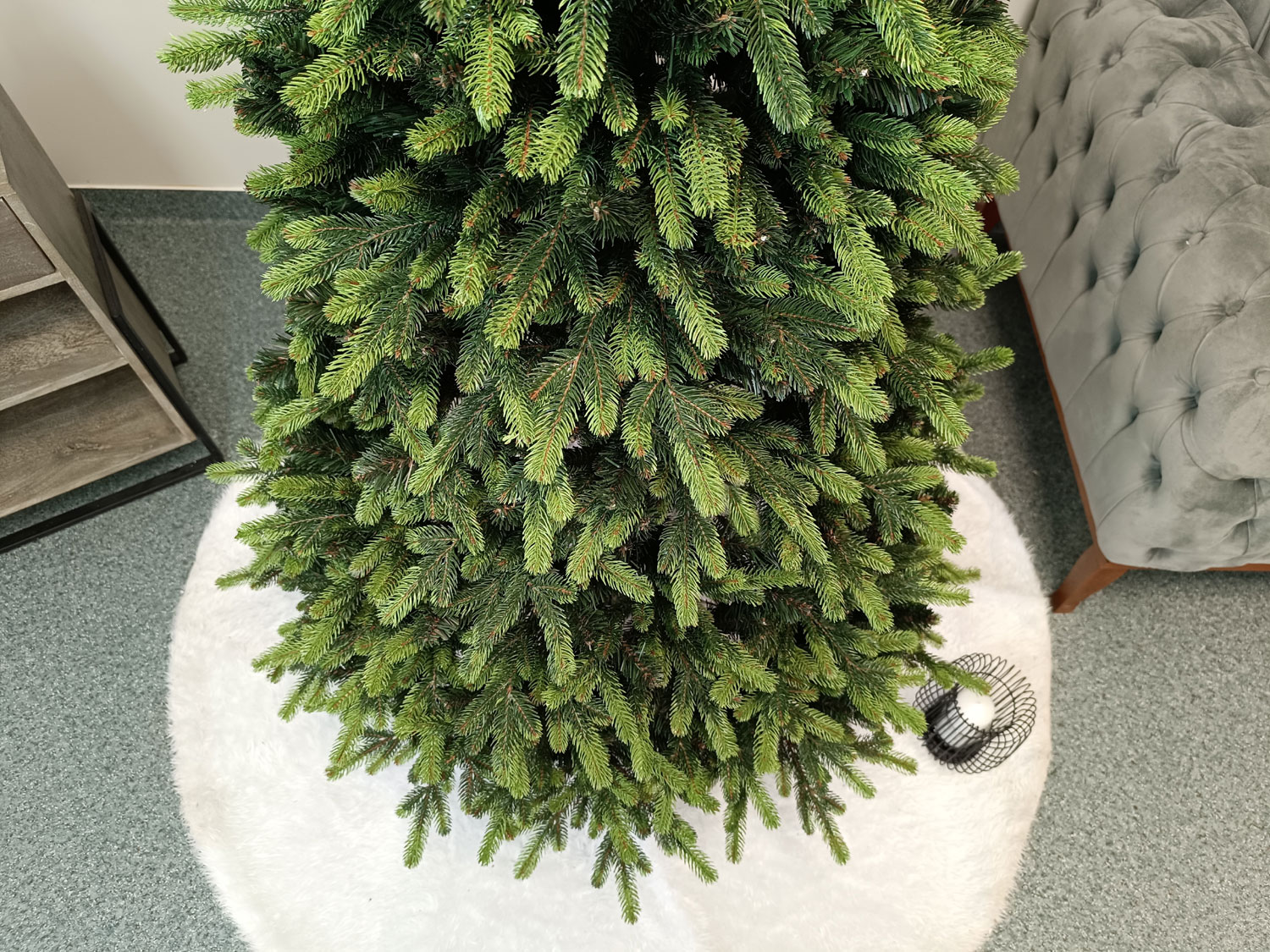 Brad artificial Christmas Deluxe by Sersimo, Carpati cu varfuri verzi, 2D+3D, 180cm [16]