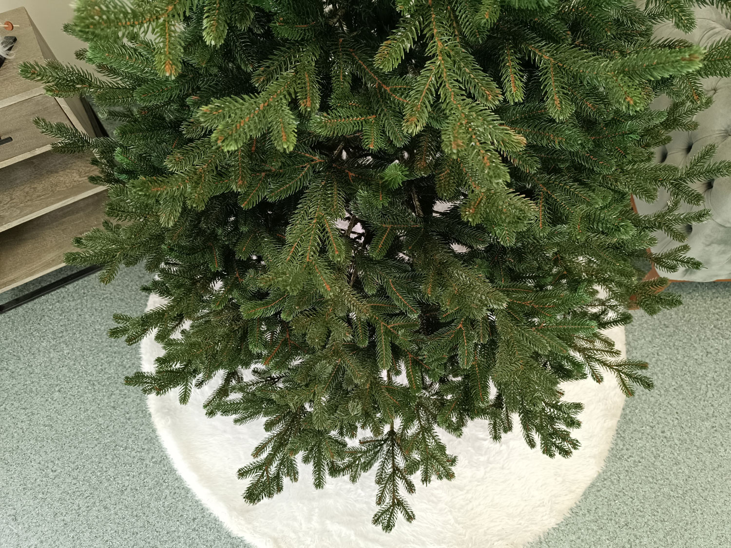 Brad artificial Christmas Deluxe by Sersimo, Viena verde, 3D, 210cm [16]