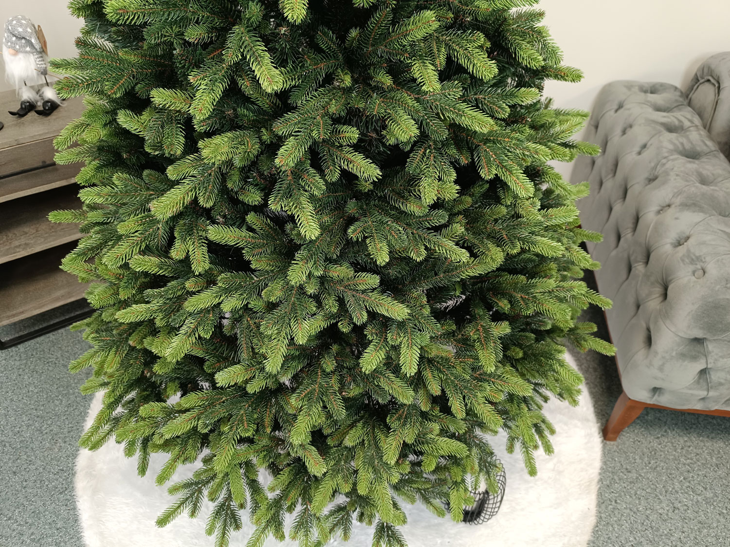 Brad artificial Christmas Deluxe by Sersimo, Carpati cu varfuri verzi, 2D+3D, 210cm [7]