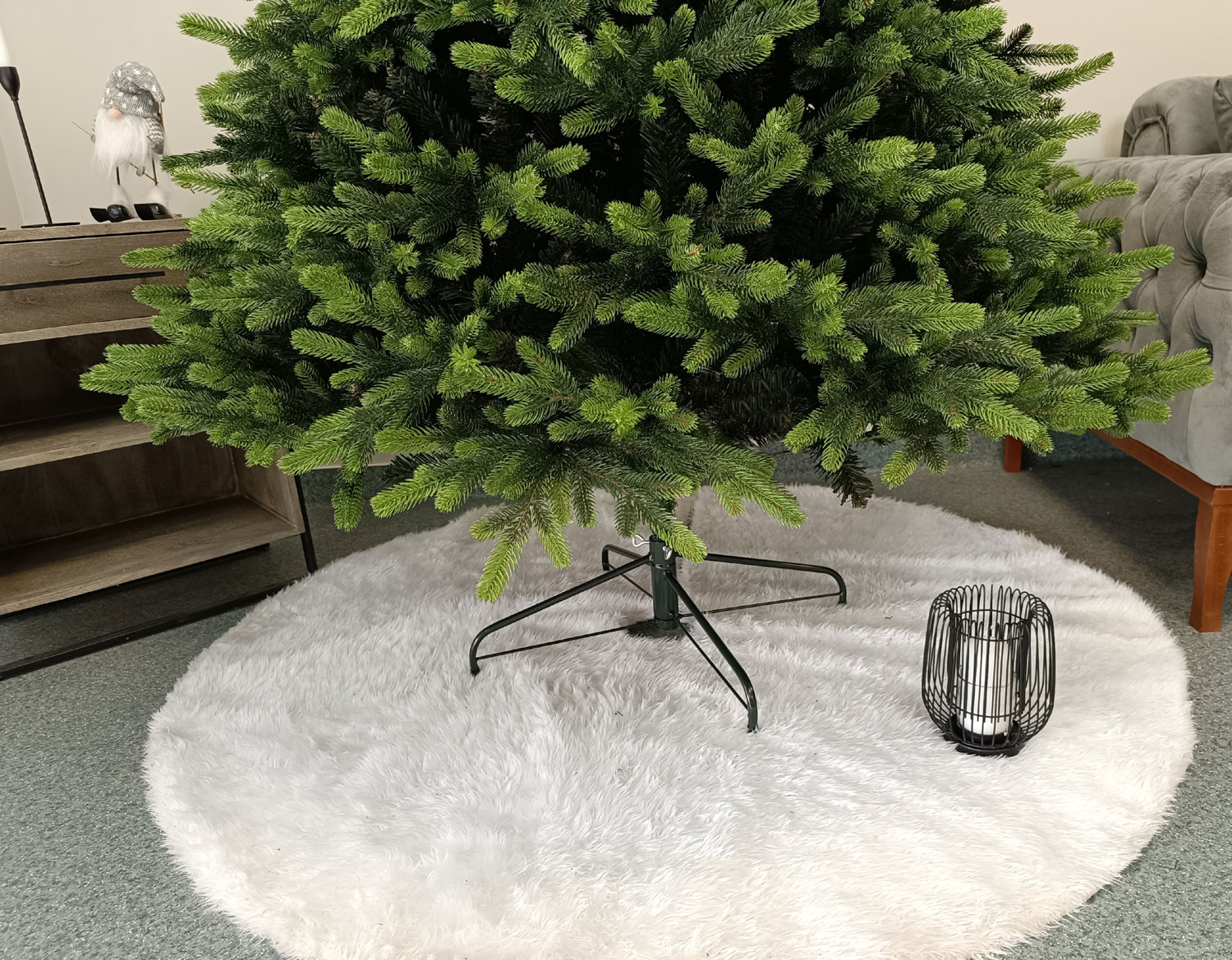 Brad artificial Christmas Deluxe by Sersimo, Carpati cu varfuri verzi, 2D+3D, 250cm [12]