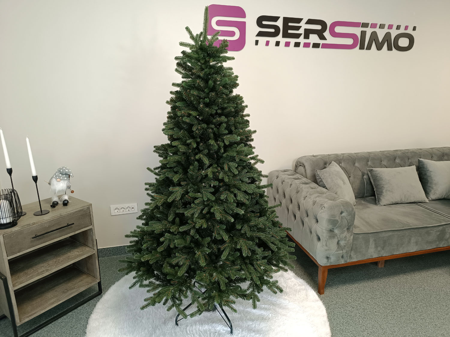 Brad artificial Christmas Deluxe by Sersimo, Carpati, 2D+3D, 180cm [4]