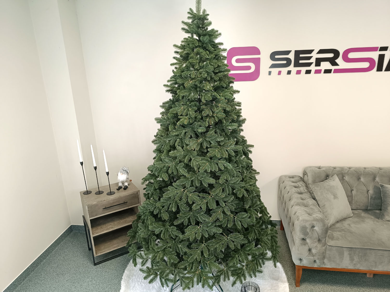 Brad artificial Christmas Deluxe by Sersimo, Canada verde, 3D, 230cm [9]