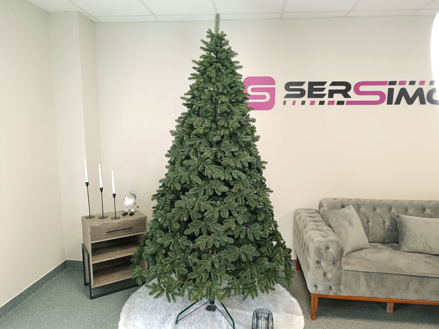 Brad artificial Christmas Deluxe by Sersimo, Canada verde, 3D, 230cm [12]