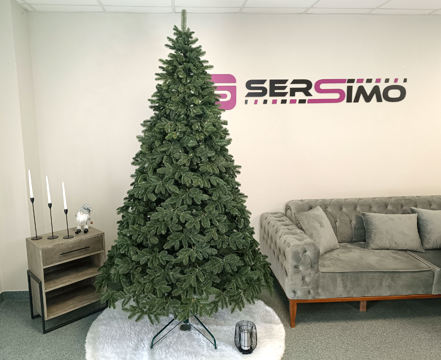 Brad artificial Christmas Deluxe by Sersimo, Canada verde, 3D, 230cm [7]