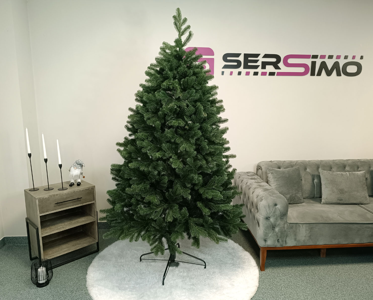 Brad artificial Christmas Deluxe by Sersimo, Kovalivska verde, 3D, 210cm [13]