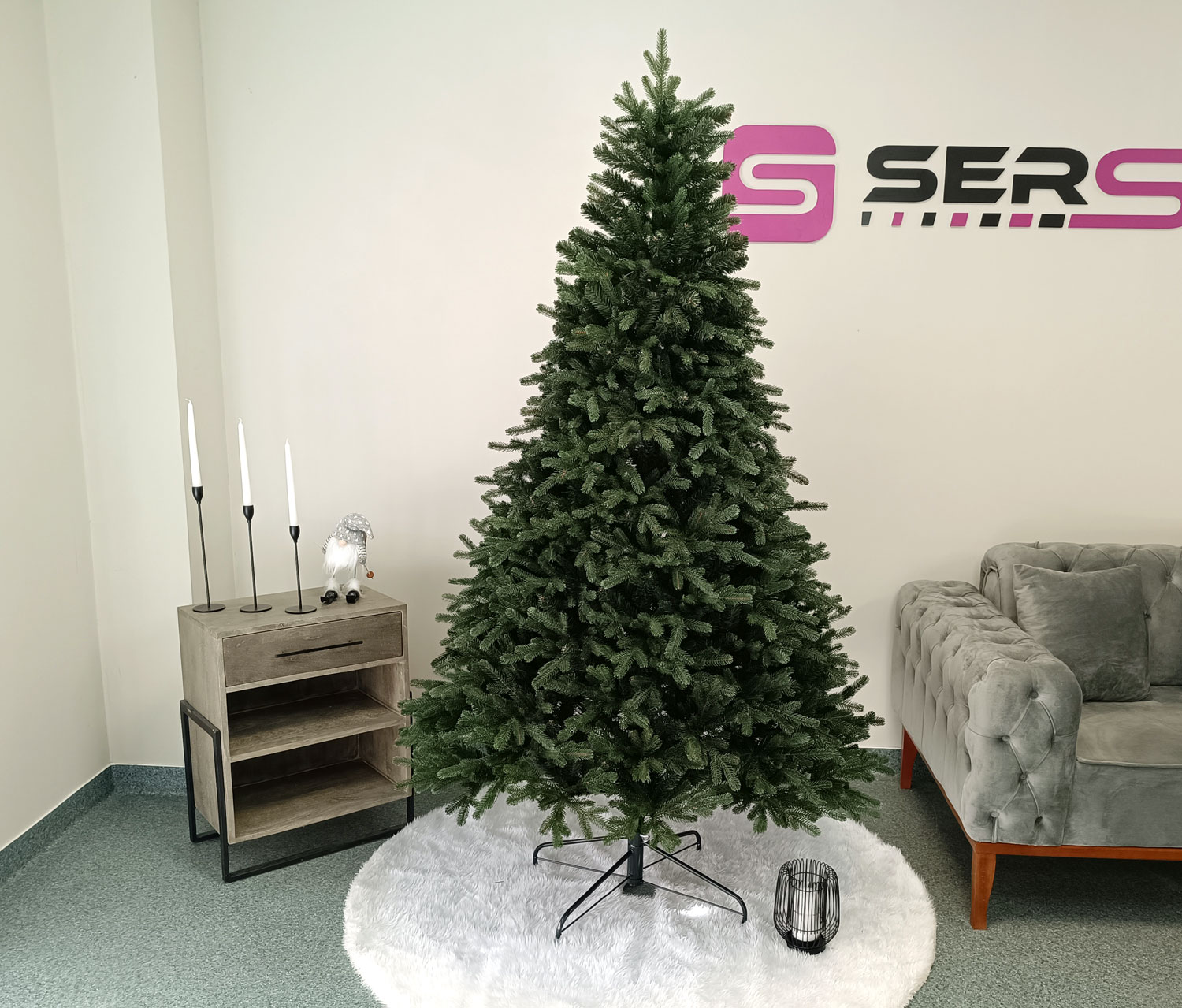 Brad artificial Christmas Deluxe by Sersimo, Carpati, 2D+3D, 210cm [14]