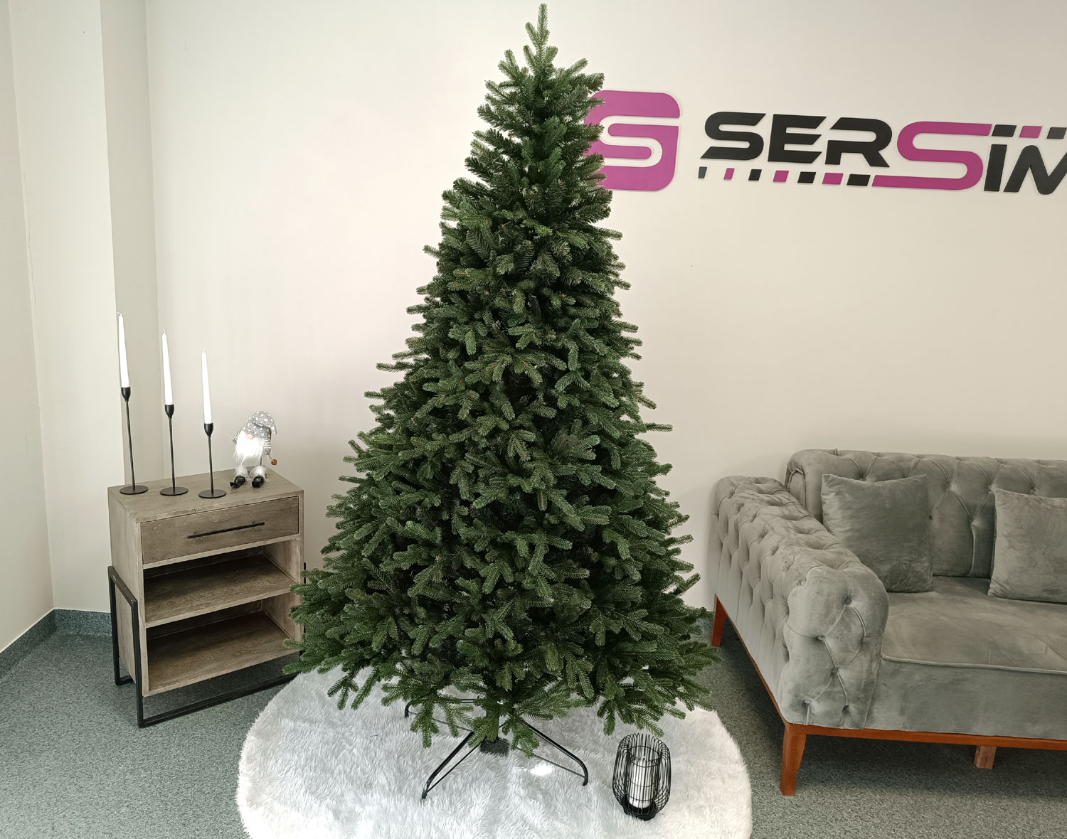 Brad artificial Christmas Deluxe by Sersimo, Carpati, 2D+3D, 210cm [9]