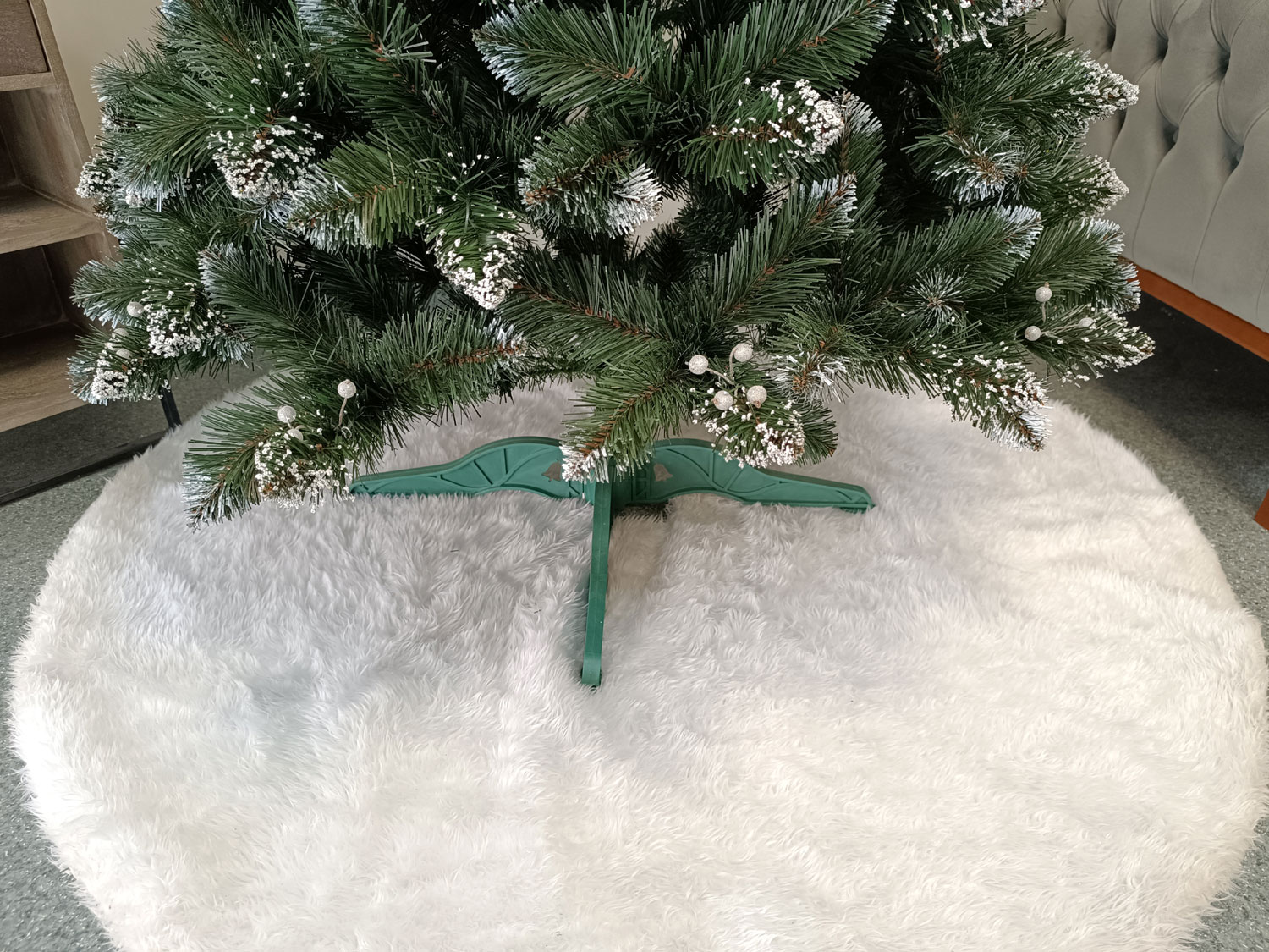 Brad artificial Christmas Deluxe by Sersimo, Crystal nins cu merisoare, 2D, 200cm [14]