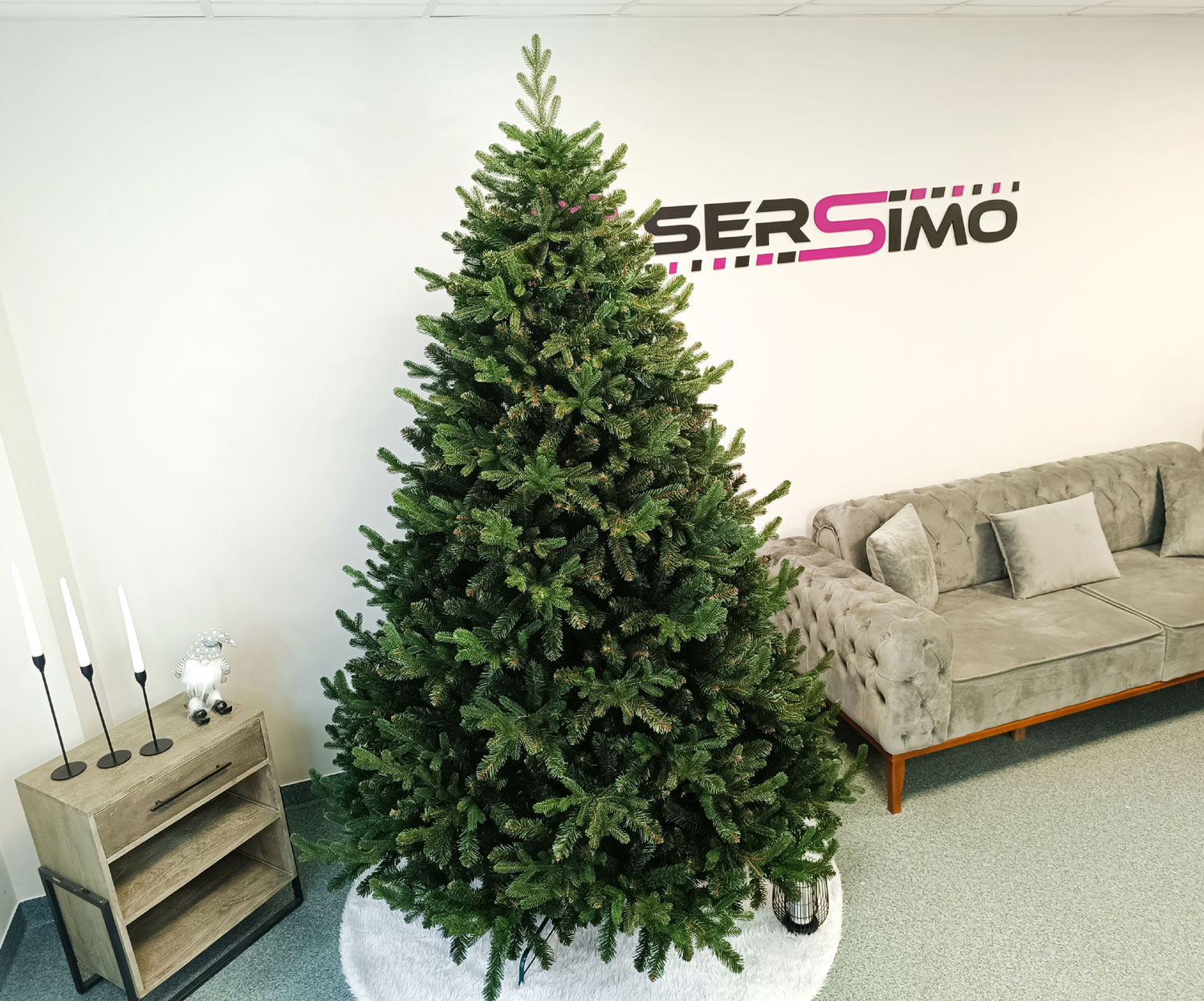 Brad artificial Christmas Deluxe by Sersimo, Royal Felara, 2D+3D, 250cm [30]
