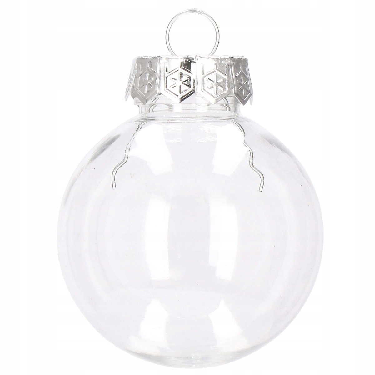 Set globuri de Craciun Inedit, 30 bucati, 6cm, transparente si albastru [2]