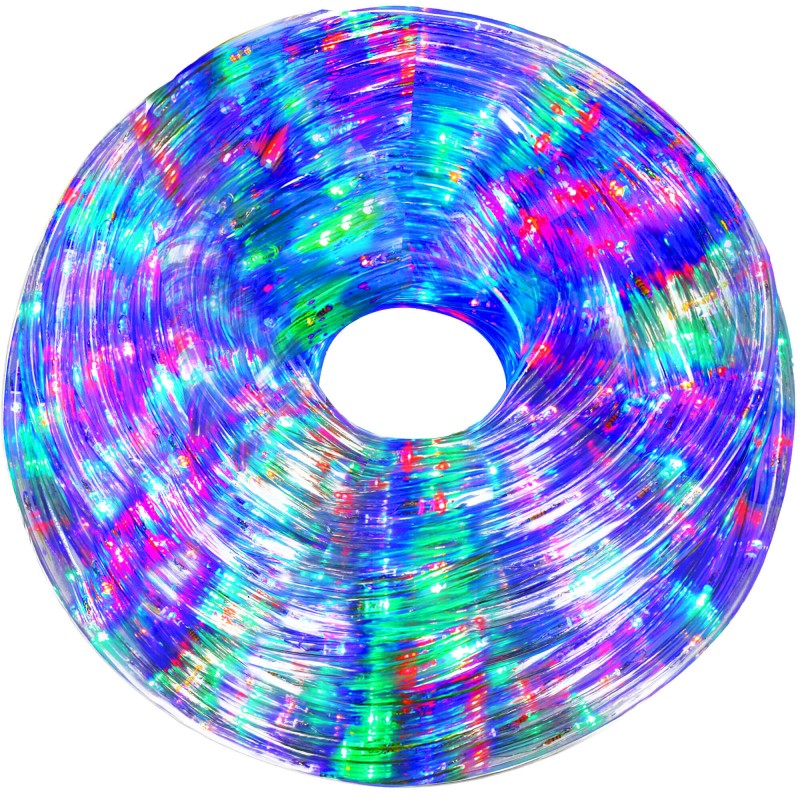 Instalatie tub furtun luminos pentru Craciun, 480 LED-uri, 20m, multicolor [3]