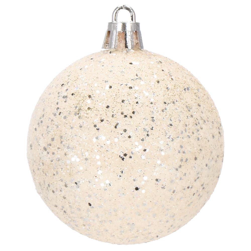 Set globuri de Craciun cu modele de sarbatori, 30 bucati, 6cm, multicolor [3]