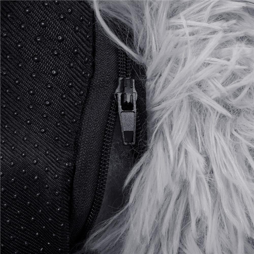 Pat Sersimo pentru caini si pisici, cu husa detasabila, gri, diametru 100cm [3]