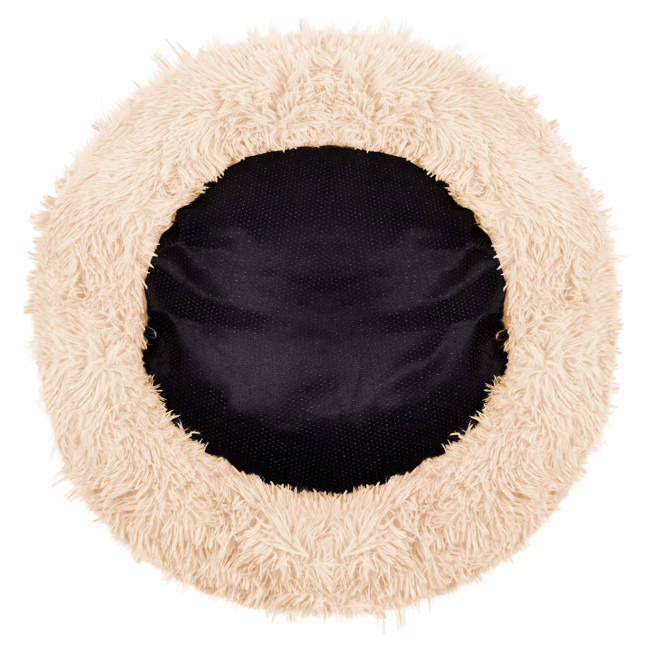 Pat Sersimo pentru caini si pisici, cu husa detasabila, crem, diametru 40cm [7]