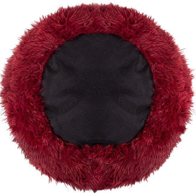 Pat Sersimo pentru caini si pisici, cu husa detasabila, visiniu, diametru 40cm [7]