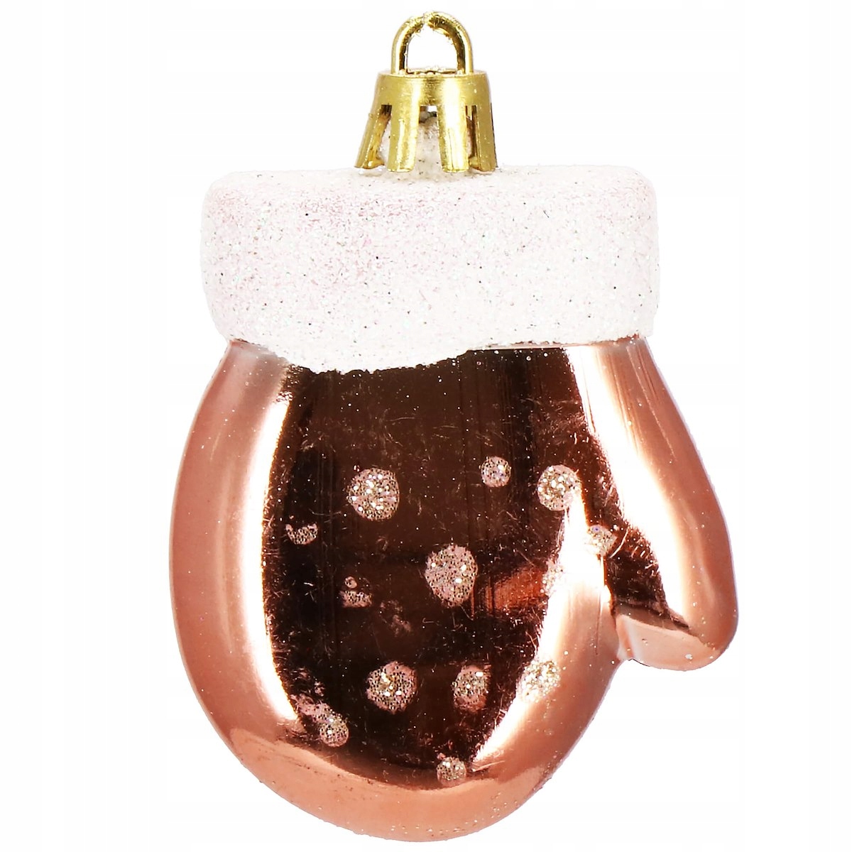 Set globuri si decoratiuni de Craciun, 77 piese, diverse dimensiuni, roz auriu [3]