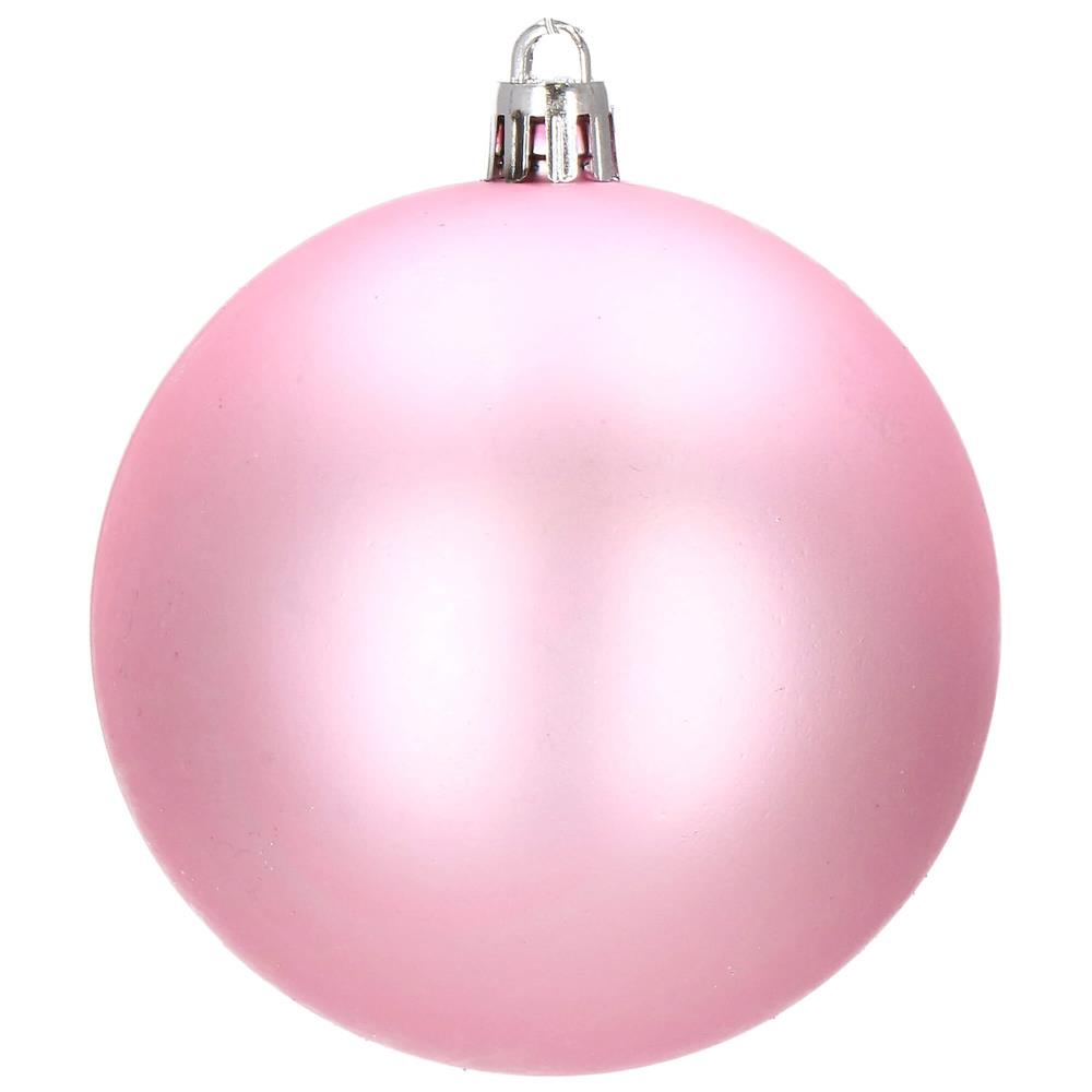 Set globuri de Craciun, 30 bucati, 6 modele, 8cm, roz [4]