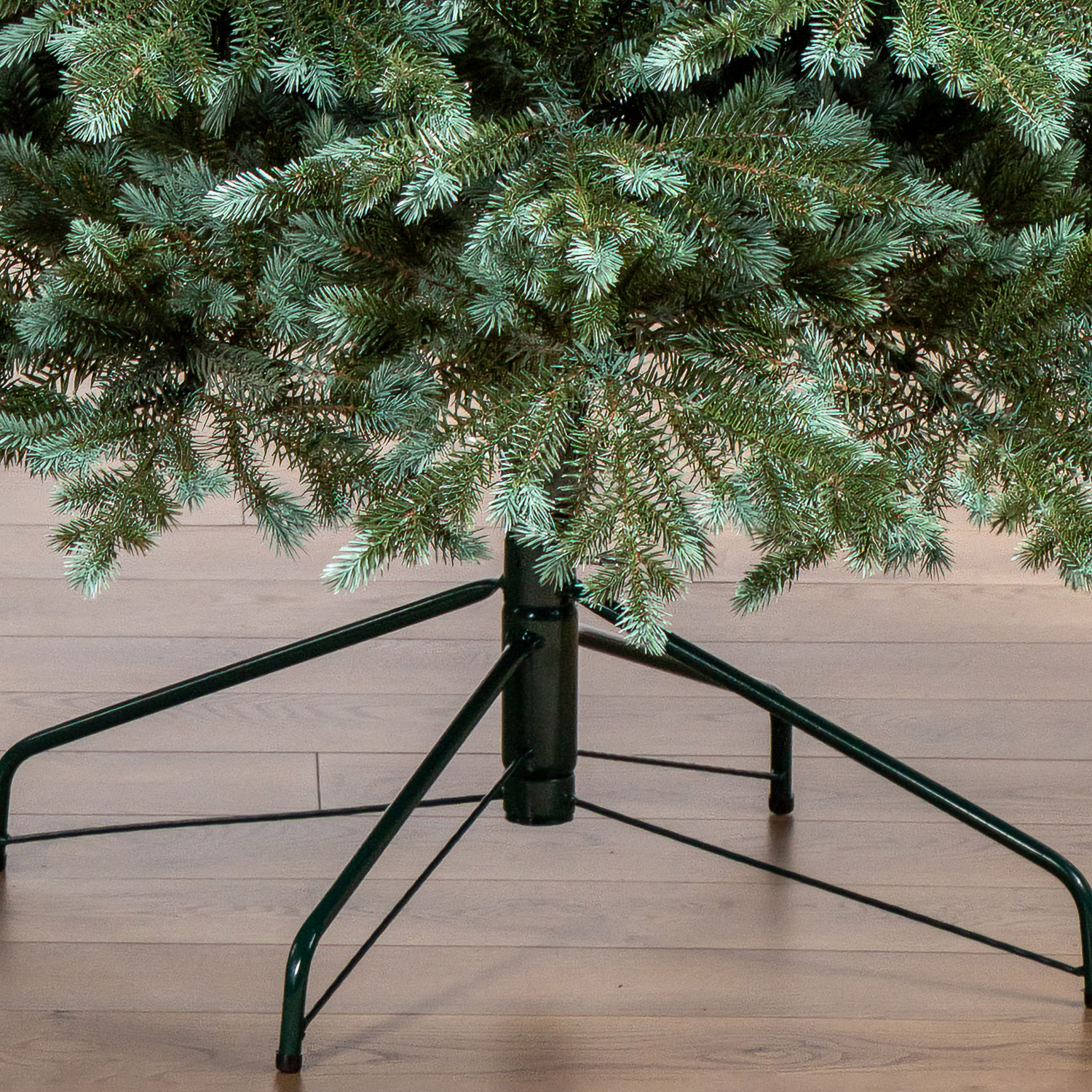 Brad artificial Christmas Deluxe by Sersimo, Alaska Select verde argintiu, integral 3D, 230 cm [22]