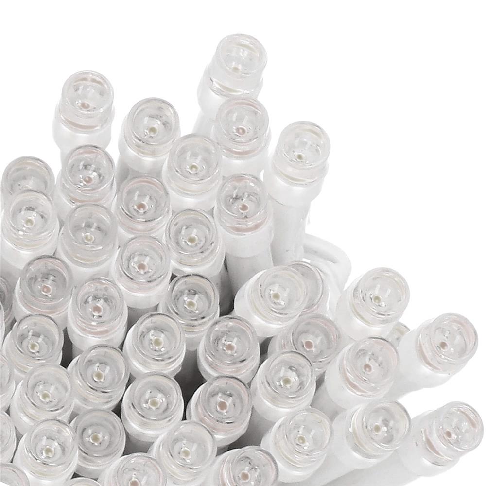 Instalatie lumini de exterior pentru gradina, 9 metri, 120 LED-uri, cu baterii, alb [3]