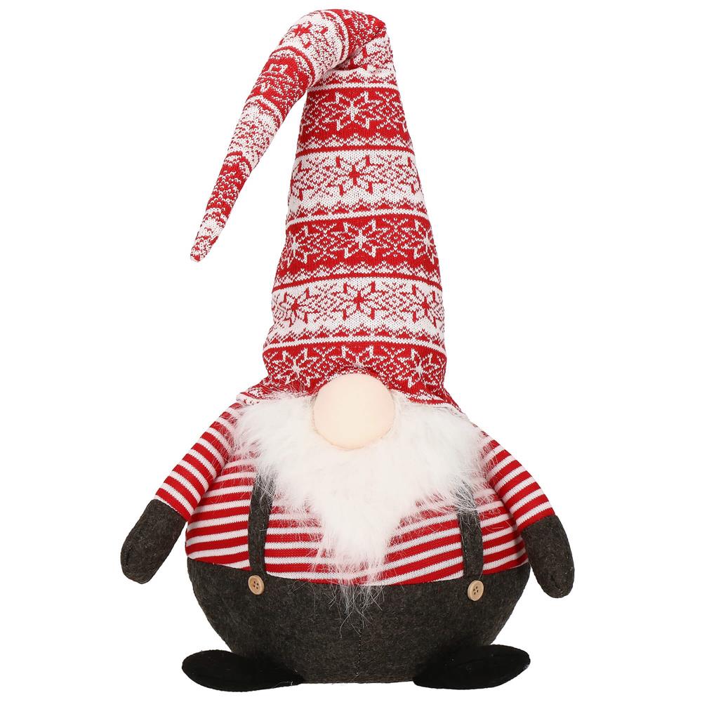 Figurina Craciun, Spiridus cu bluza in dungi, inaltime 80cm [3]