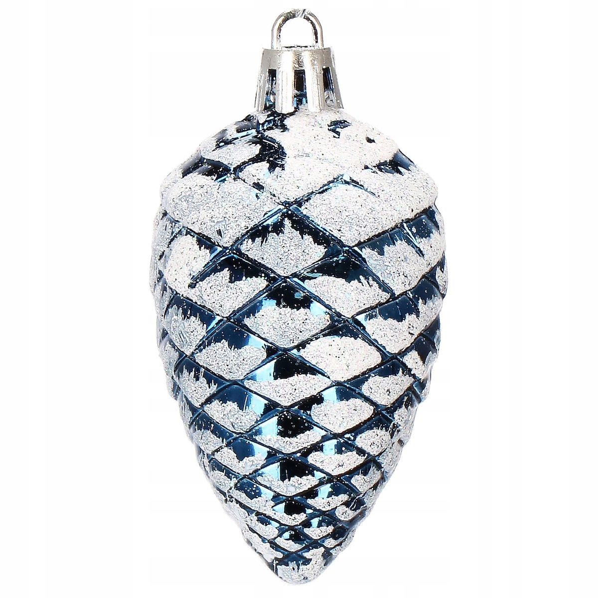 Set globuri si decoratiuni de Craciun, 77 piese, diverse dimensiuni, albastru inchis [5]