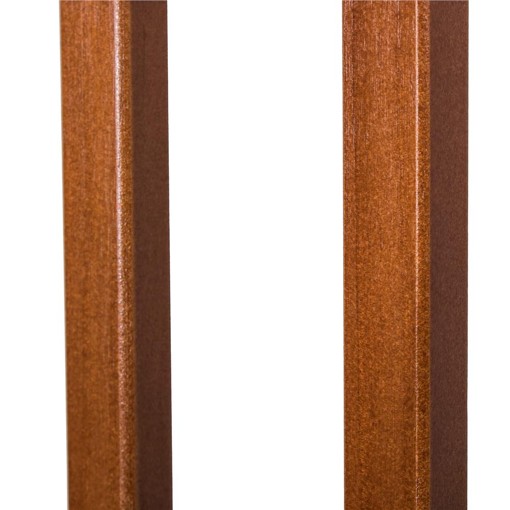 Poarta de siguranta Safety Gate pentru scari, ajustabila 75-82 cm, din otel si lemn, negru maro [4]