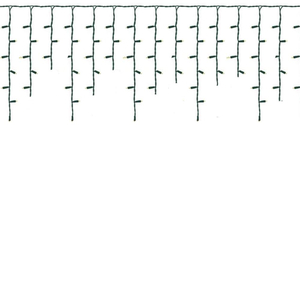 Ghirlanda luminoasa tip perdea Premium 300 LED-uri, 14,5m, 18Wati, interior/exterior, cu flash, alb rece [5]