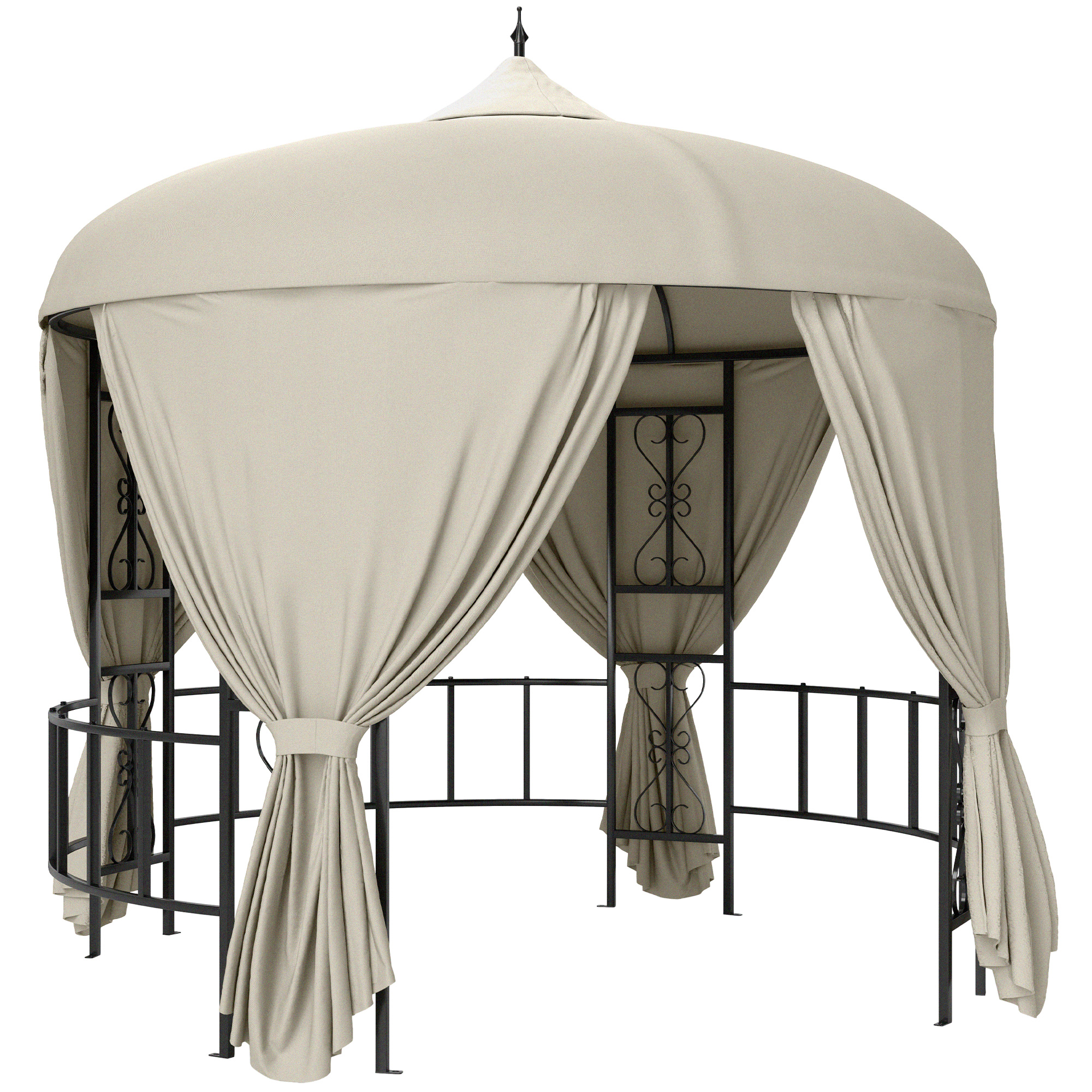 Gradina & balcon -  Foisor de Gradina Rotund de 3(m), Gazebo Elegant