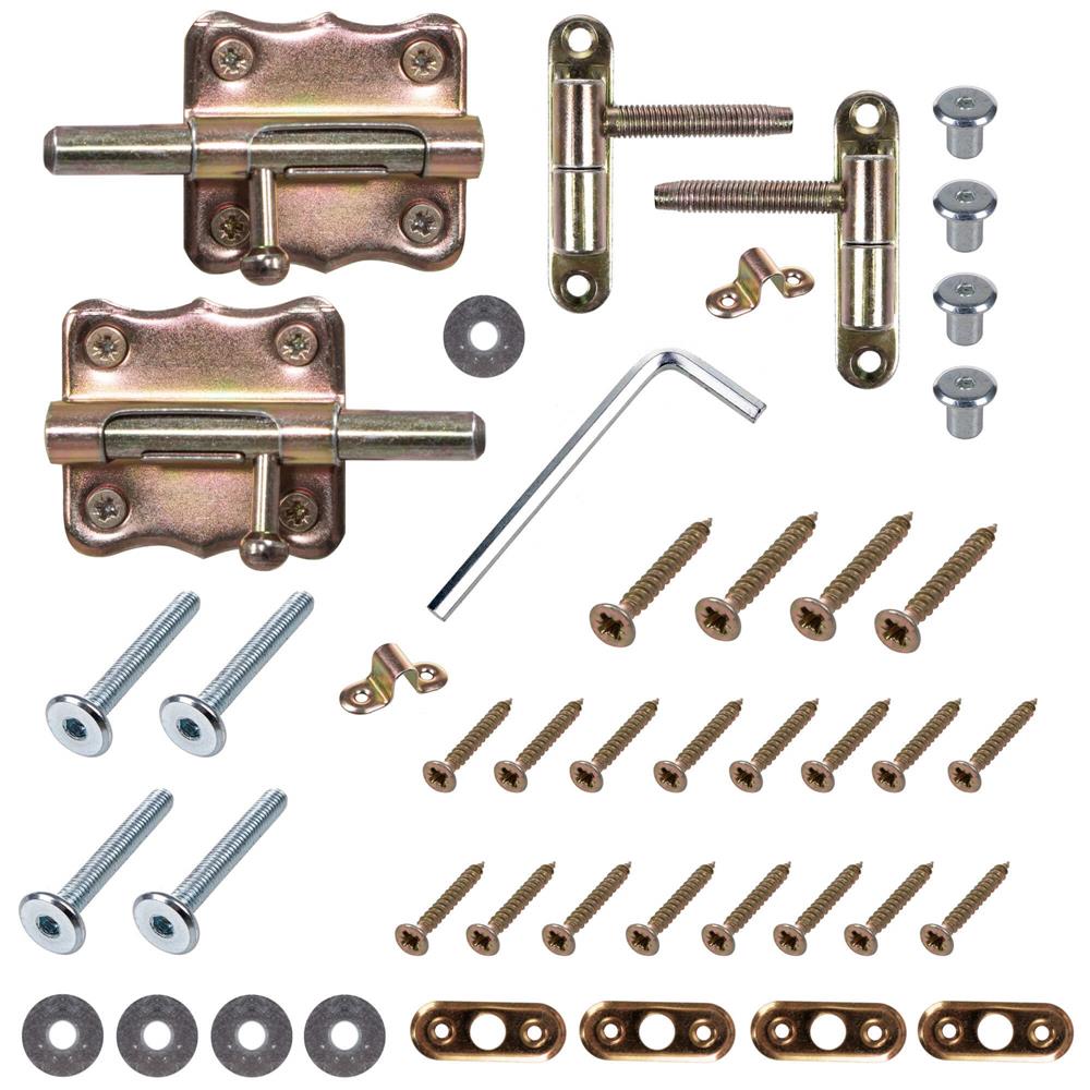 Poarta de siguranta Safety Gate pentru scari, ajustabila 72-122 cm, din lemn, maro [6]