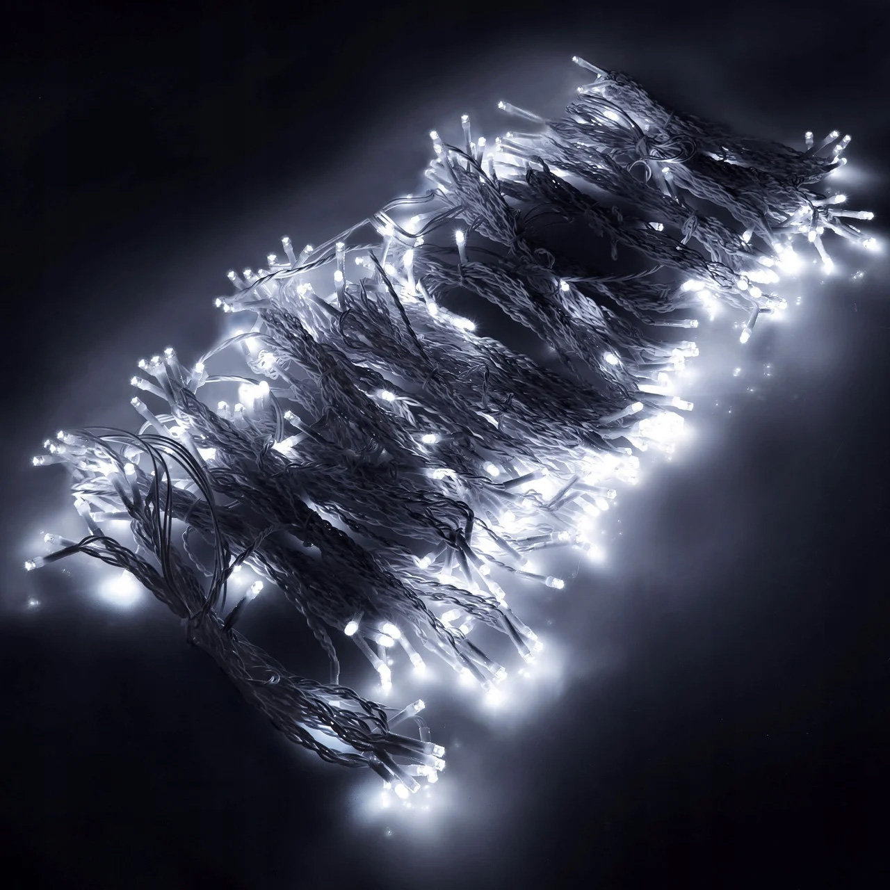 Ghirlanda luminoasa 300 LED-uri, 3m, pentru interior/exterior, telecomanda, iluminare alba [5]