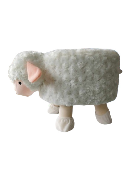 Taburet pentru copii, 28x25cm, maxim 50kg, model oaie [6]