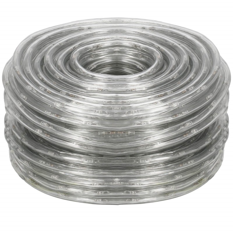 Instalatie tub furtun luminos pentru Craciun, 240 LED-uri, 10m, albastra [6]