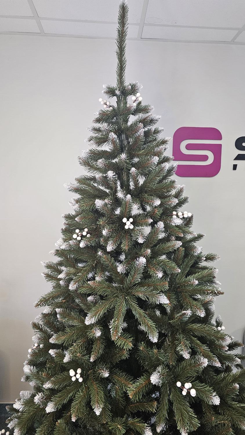 Brad artificial Christmas Deluxe by Sersimo, WhiteBerry, 2D, 220cm [6]