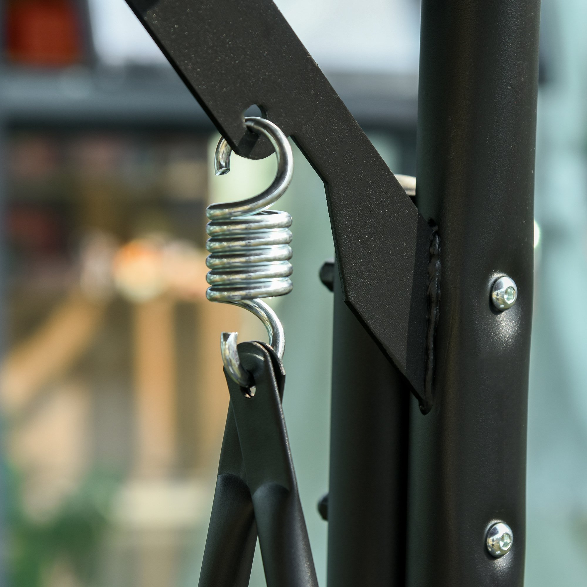  Balansoar cu 3 scaune de gradina sau balcon cu acoperis si 2 mese de cafea [8]