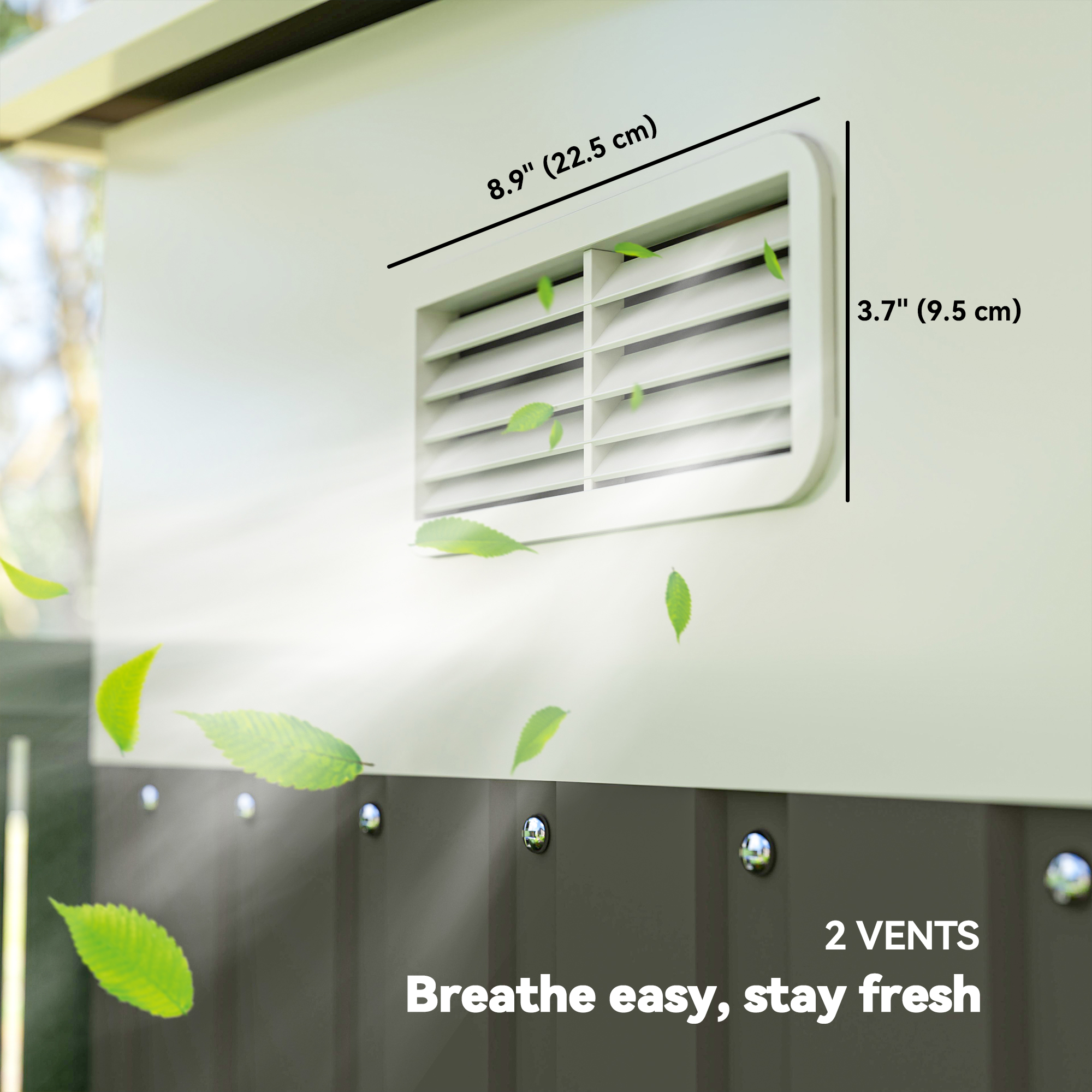  Magazie de Gradina cu Usa Glisanta din Otel Zincat Gri [8]