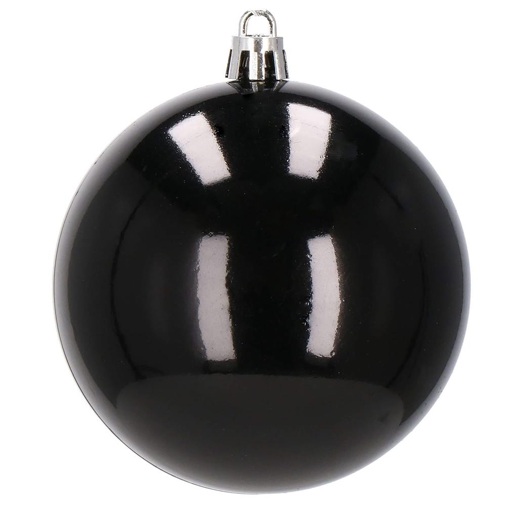 Set globuri de Craciun, 30 bucati, 8cm, 6 modele, negru [7]