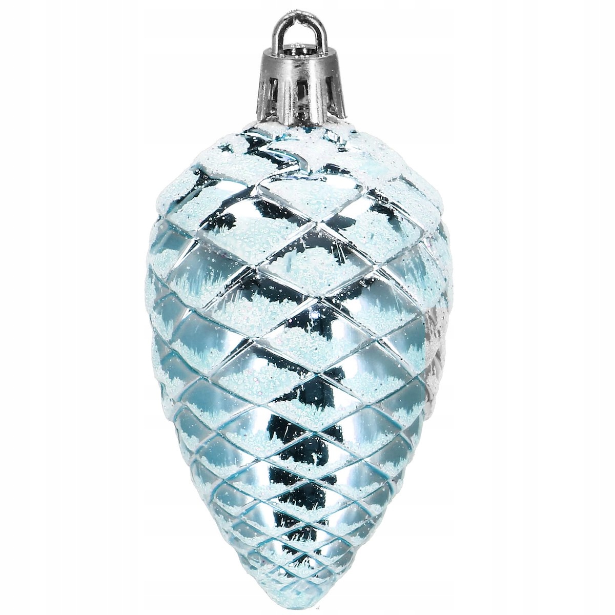 Set globuri si decoratiuni de Craciun, 77 piese, diverse dimensiuni, albastru [7]